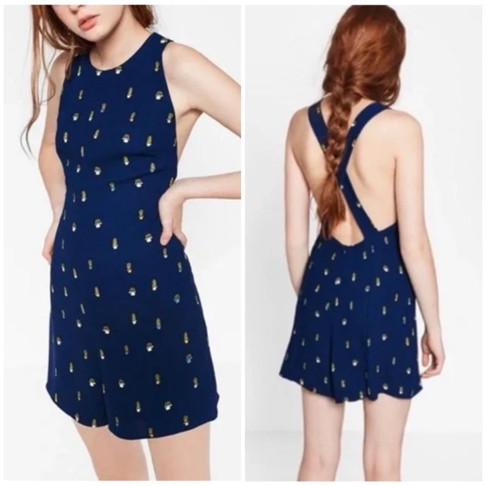 ZARA Cactus Print Romper size XS
